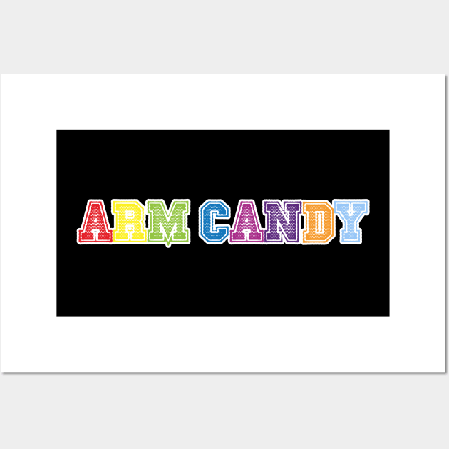 Arm Candy Retro Funny Husband Wall Art by Contentarama